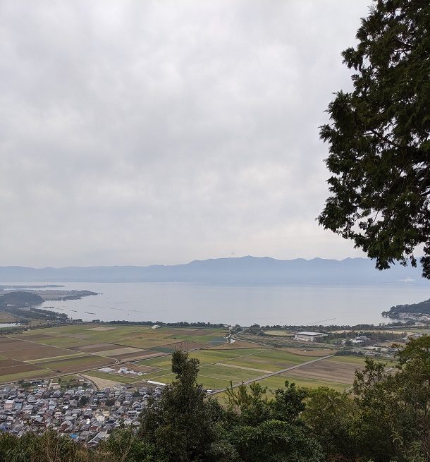 近江八幡「琵琶湖」西の丸址からの眺め