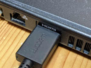 【Wacom One 液晶ペンタブレット 13】HDMI接続