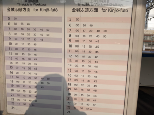 あおなみ線名古屋駅の時刻表